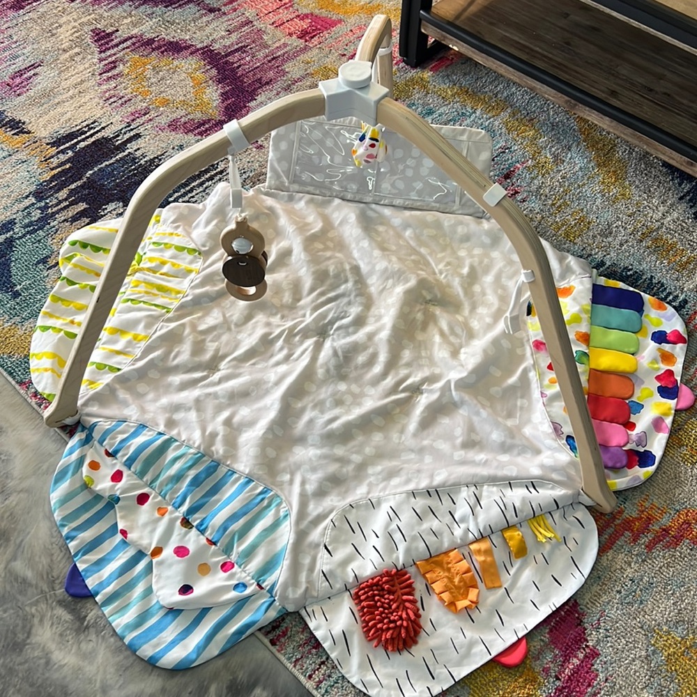 Lovevery play gym with tent attachement